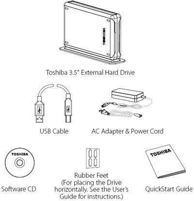 Toshiba External USB Hard Drive 250 GB