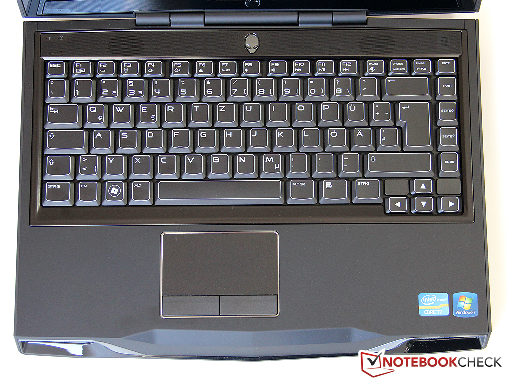 Recenzja Alienware M14x R2 - Notebookcheck.pl