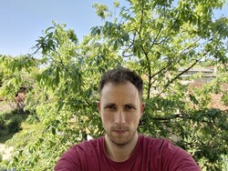 Selfie z Galaxy Tab S10 FE+