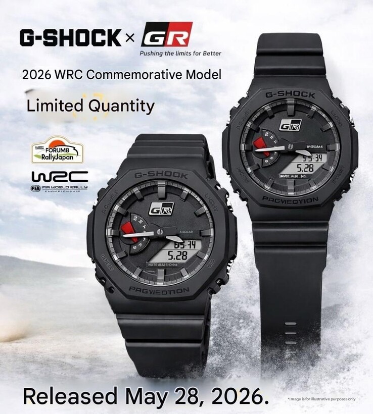 Plakat zegarka Casio G-Shock x GR GA-2100 (tłumaczenie maszynowe)
