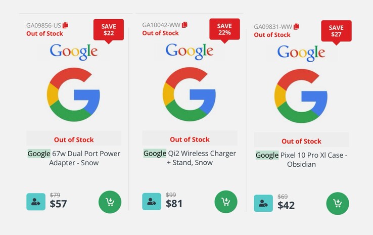 Kanadyjski sklep internetowy zamieścił już listę akcesoriów dla Google Pixel 10. (Źródło obrazu: DirectDial)