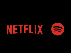 Netflix i Spotify łączą siły, by w 2026 r. udostępnić odbiorcom streamingu podcasty wideo. (Źródło zdjęcia: Netflix, Spotify z poprawkami)
