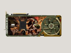 Karta ROG Astral GeForce RTX 5080 Doom Edition jest dostępna w przedsprzedaży w sklepie Bethesdy. (Źródło zdjęcia: Asus/Bethesda)