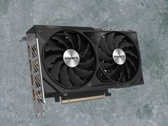 Być może zobaczymy kompaktowe karty RTX 5060 Ti z tylko dwoma wentylatorami, takie jak Gigabyte Windforce RTX 4060 Ti na zdjęciu. (Źródło zdjęcia: Gigabyte, Unsplash, edytowane)