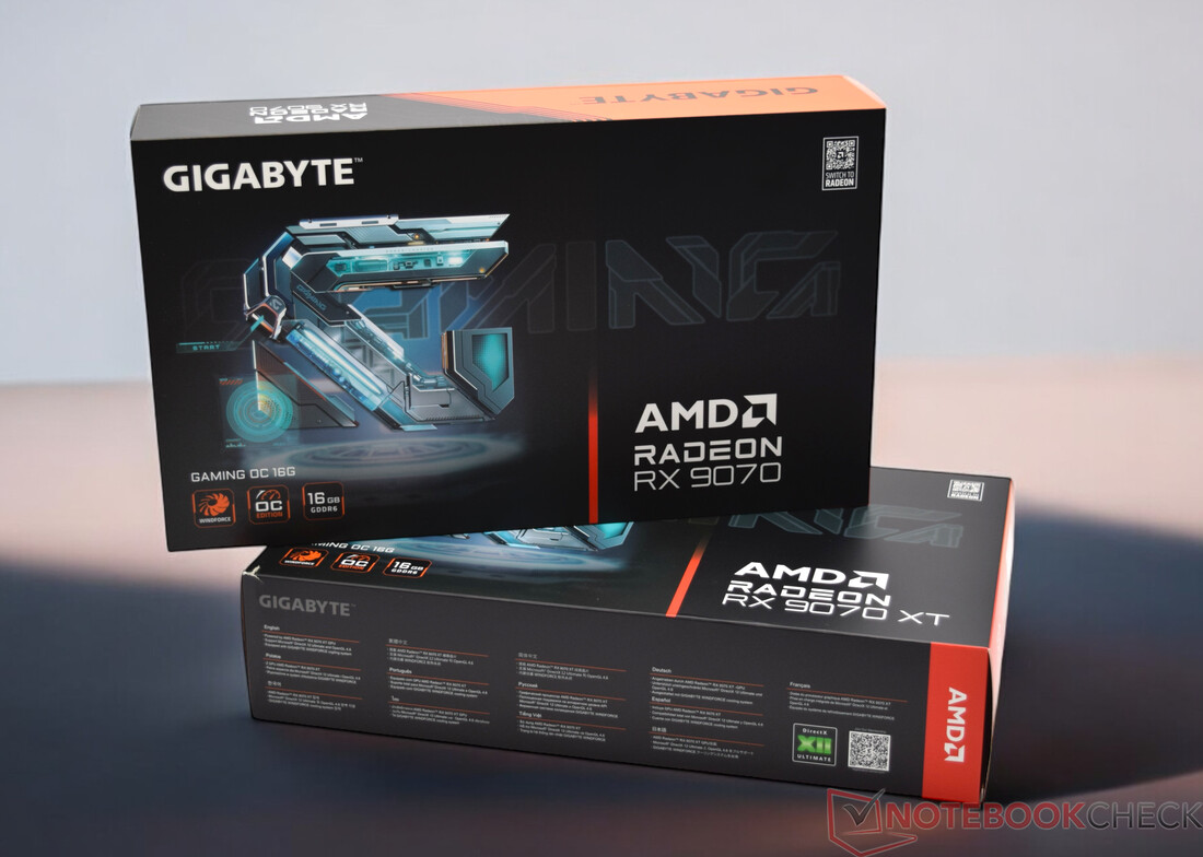 Gigabyte Radeon RX 9070 XT Gaming OC i Gigabyte Radeon RX 9070 Gaming OC