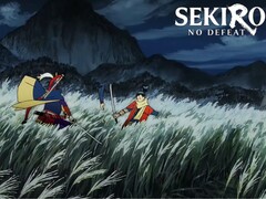 Zrzut ekranu z zwiastuna „Bitwa na Polu Srebrnej Trawy” z gry Sekiro: No Defeat