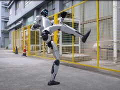 Humanoidalny robot G1 od Unitree imponuje autentycznymi ruchami kung fu. (Źródło obrazu: YouTube / Unitree Robotics)