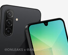 Galaxy A26 ma znajomą konstrukcję. (Źródło zdjęcia: Android Headlines &amp; @OnLeaks)