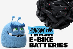 Watts to wyglądająca na głodną maskotka inicjatywy Hungry For Batteries. (Źródło zdjęcia: Hungry For Batteries - edytowane)