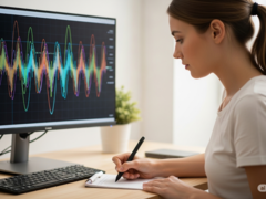 Obraz przedstawiający działanie inteligentnego pióra diagnostycznego (źródło obrazu: obraz wygenerowany przez AI)