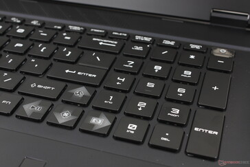 Duże klawisze strzałek i klawiatura numeryczna