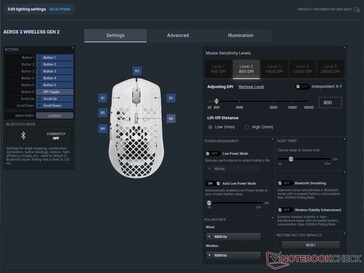 SteelSeries Engine w oprogramowaniu SteelSeries GG do zarządzania sprzętem.