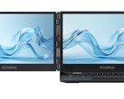 Drugi ekran Acemagic X1 rozkłada się w lewo, tworząc konfigurację z dwoma monitorami. (Źródło zdjęcia: Acemagic)