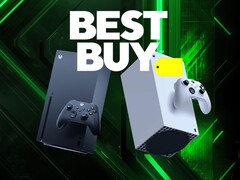 Baner Best Buy przedstawiający konsole Xbox