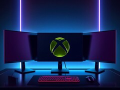 Tryb Xbox pokazany w konfiguracji do grania na wielu monitorach