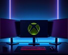 Tryb Xbox pokazany w konfiguracji do grania na wielu monitorach