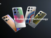 Infinix prezentuje technologię E-Color Shift. (Źródło: Infinix)