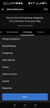 Zrzut ekranu z narzędzia Garmin Lifestyle Logging. (Źródło obrazu: Zrzut ekranu)