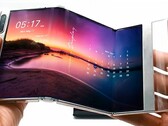 Prototyp potrójnie składanego wyświetlacza. (Źródło obrazu: Samsung)