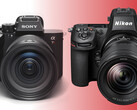 Nikon Z8 i Sony A7R V to pełnoklatkowe aparaty bezlusterkowe o wysokiej rozdzielczości, przeznaczone dla tego samego podzbioru rynku. (Źródło zdjęcia: Nikon / Sony - edytowane)