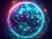 Świat jest uzależniony od Internetu (MS Bing/DALL-E 3)