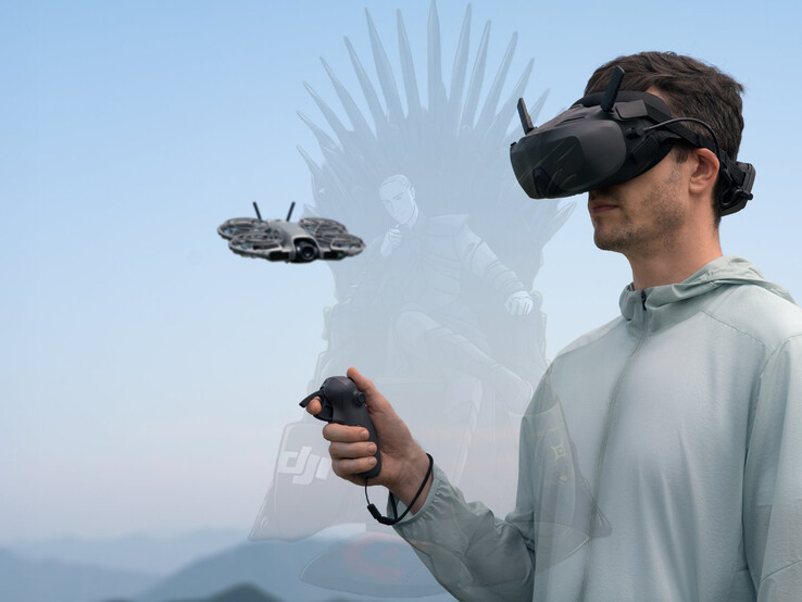 DJI Neo 2 latający z parą DJI Goggles N3. (Źródło zdjęcia: Igor Bogdanov)