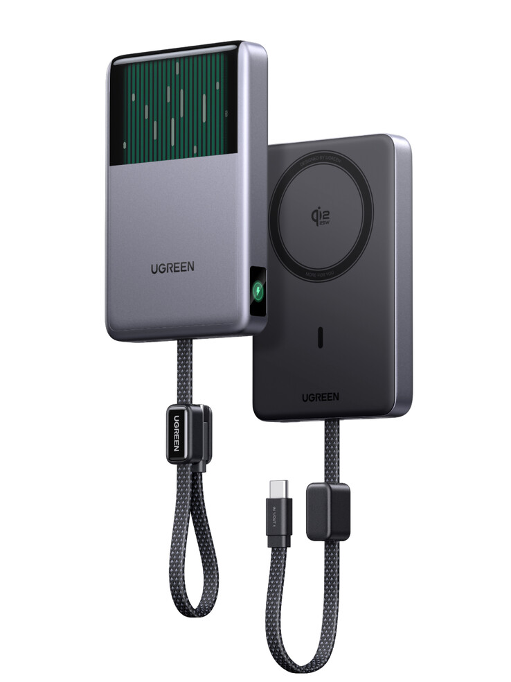 Magnetyczny power bank MagFlow Pro posiada inteligentny wyświetlacz