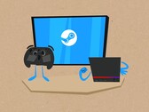 Valve Steam Machine obok kontrolera Steam