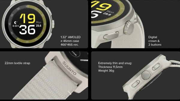 Sunnto Run to smukły i lekki smartwatch. (Źródło zdjęcia: Suunto)