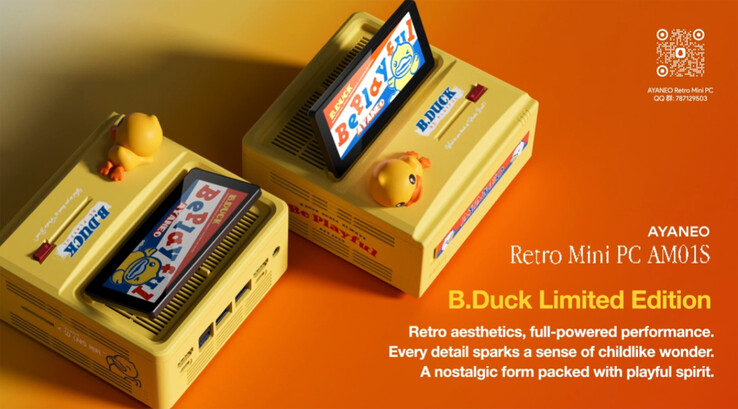 Ayaneo AM01S będzie również dostępny w opcji kolorystycznej B.Duck Limited Edition. (Źródło zdjęcia: Ayaneo)