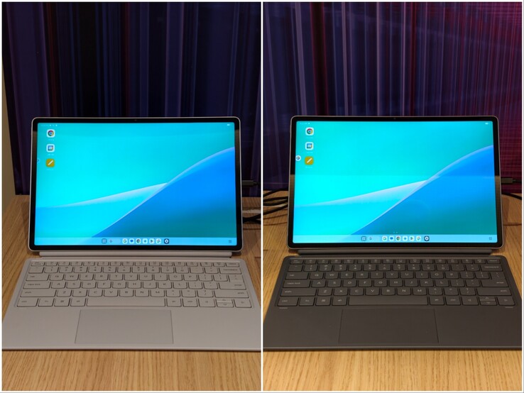 Lenovo Idea Tab Pro Gen 2 w kolorach Luna Grey i Cloud Grey.