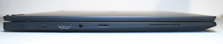 Rysik, USB-C z PowerDelivery i DisplayPort, HDMI, port słuchawkowy 3,5 mm, czytnik kart microSD