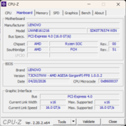 CPU-Z – płyta główna