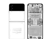 Model Galaxy Z Flip4 Maison Margiela Edition będzie dostępny tylko na wybranych rynkach. (Źródło obrazu: Samsung)