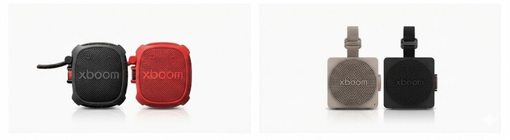 Na zdjęciu: LG Xboom Mini (po prawej) i Xboom Rock (po lewej). Źródło zdjęcia: LG