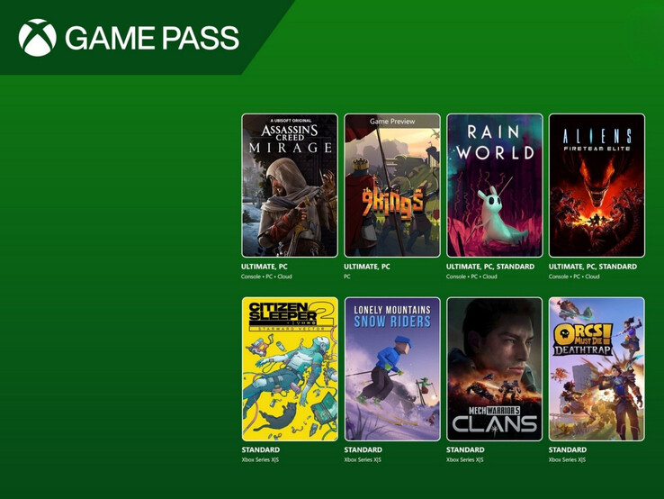 Najnowsze gry dodane do usługi Xbox Game Pass (źródło obrazu: Xbox Wire z poprawkami)