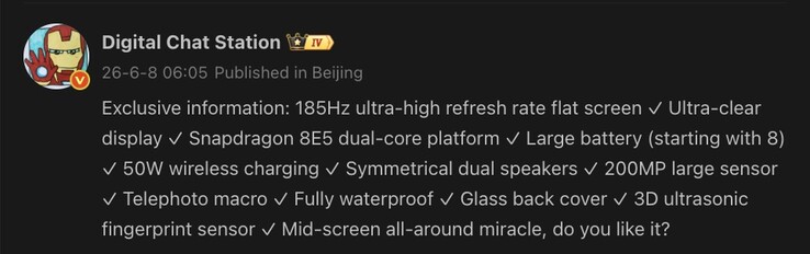 Wyciekły szczegóły nadchodzącego smartfona Xiaomi.