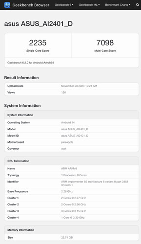 (Źródło obrazu: Geekbench)