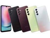 Samsung będzie sprzedawał model Galaxy A24 w czterech kolorach, ale nie koniecznie na wszystkich rynkach. (Źródło obrazu: Samsung)