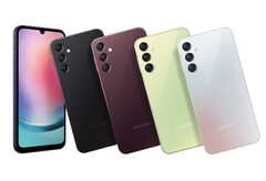 Samsung będzie sprzedawał model Galaxy A24 w czterech kolorach, ale nie koniecznie na wszystkich rynkach. (Źródło obrazu: Samsung)