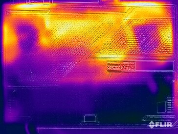 Test naprężeń w temperaturach powierzchniowych (dół)