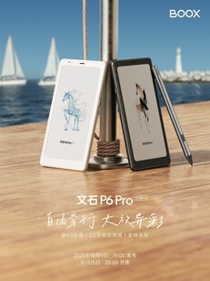 Boox P6 Pro będzie dostępny w dwóch wersjach. (Źródło zdjęcia: Boox)
