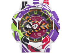 Nowy zegarek Casio G-Shock x Evangelion (na zdjęciu) zostanie wprowadzony na rynek w Wielkiej Brytanii. (Źródło zdjęcia: Casio)