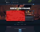Witryna sklepu „Great On Frame” na platformie Steam