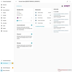 Wpis dotyczący czujnika dymu