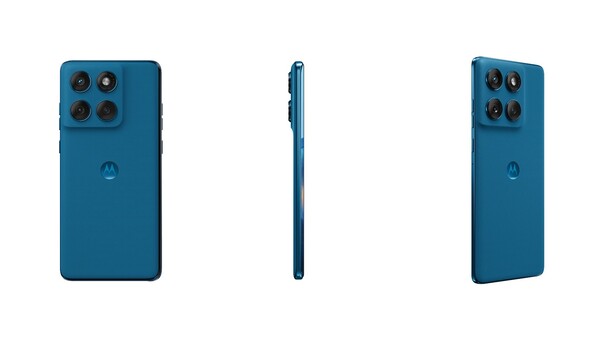 Nowa Motorola Edge 6 Fusion w kolorze Pantone Mykonos Blue jest dostępna wyłącznie w Indiach. (Źródło zdjęcia: Motorola)