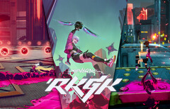 RKGK, czyli Rakugaki, zadebiutuje w drugim kwartale 2024 roku z jasną, neonową paletą kolorów i szybką platformówką. (Źródło obrazu: Gearbox Publishing - edytowane)