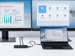 Anker 364 USB-C Hub obsługuje dwa wyświetlacze 4K. (Źródło obrazu: Anker)