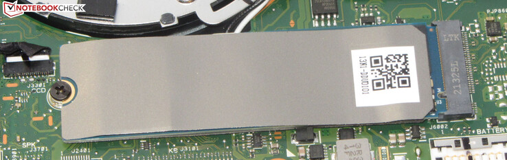 Dysk SSD NVMe służy jako dysk systemowy.