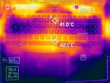 Obrazowanie termowizyjne - góra, pod obciążeniem